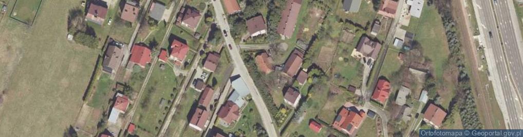 Zdjęcie satelitarne św. Huberta ul.