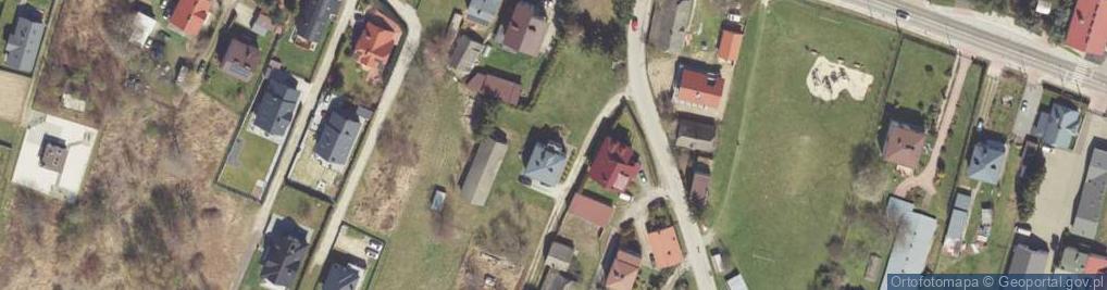 Zdjęcie satelitarne św. Huberta ul.