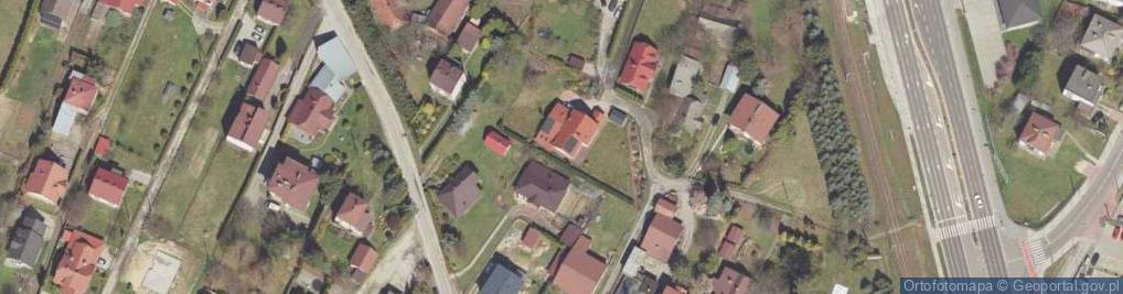 Zdjęcie satelitarne św. Huberta ul.