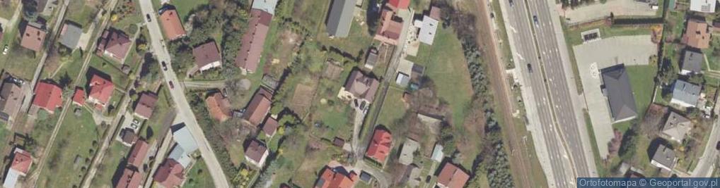 Zdjęcie satelitarne św. Huberta ul.