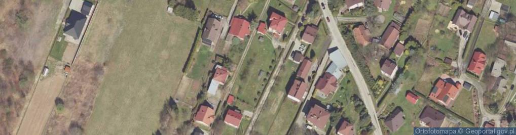 Zdjęcie satelitarne św. Huberta ul.
