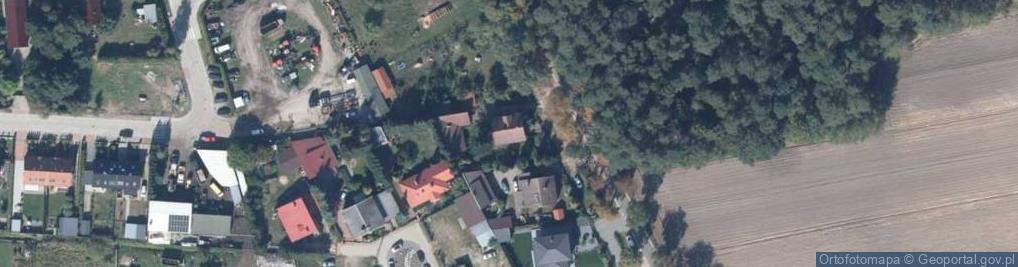 Zdjęcie satelitarne św. Huberta ul.
