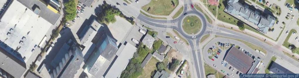 Zdjęcie satelitarne Świętokrzyska ul.