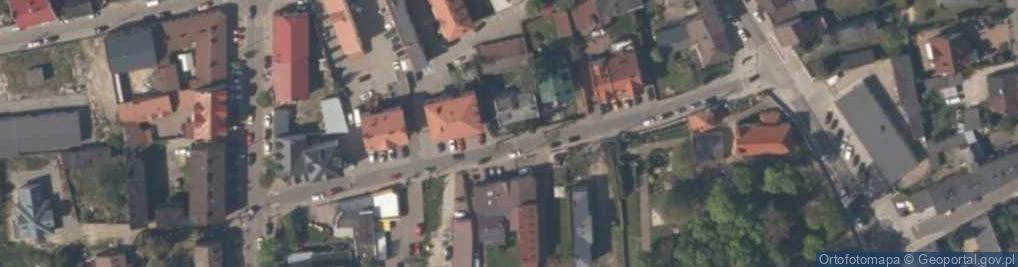 Zdjęcie satelitarne św. Stanisława ul.