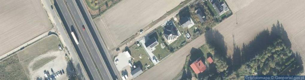 Zdjęcie satelitarne św. Huberta ul.