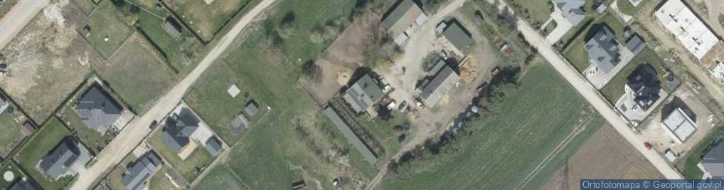 Zdjęcie satelitarne św. Huberta ul.