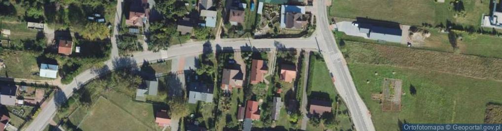 Zdjęcie satelitarne św. Krzyża ul.