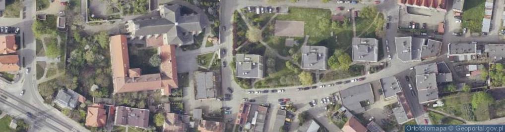 Zdjęcie satelitarne św. Floriana ul.