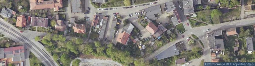 Zdjęcie satelitarne św. Floriana ul.