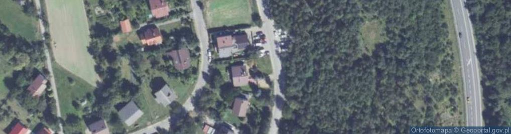 Zdjęcie satelitarne Świnna Poręba ul.