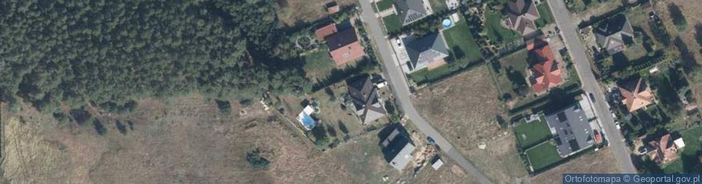 Zdjęcie satelitarne św. Huberta ul.