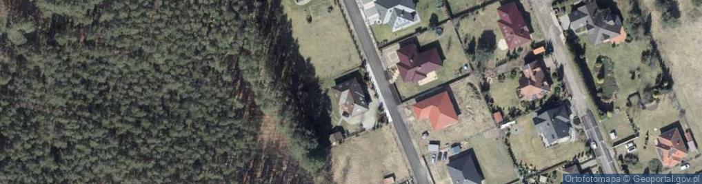Zdjęcie satelitarne św. Huberta ul.