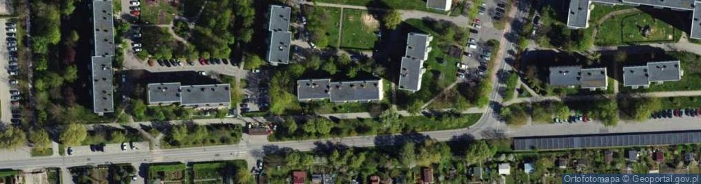 Zdjęcie satelitarne św. Barbary ul.
