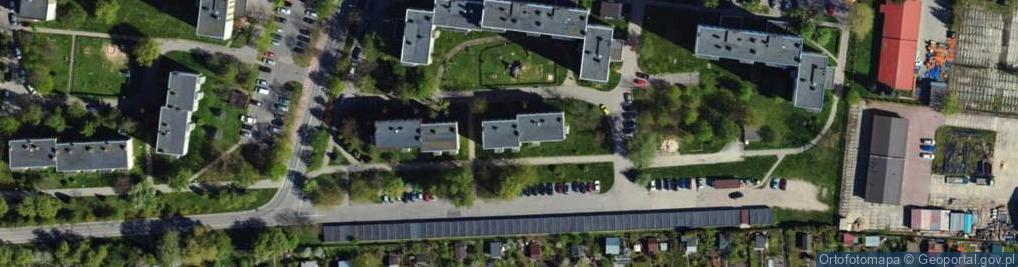 Zdjęcie satelitarne św. Barbary ul.