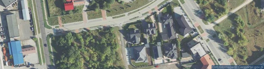 Zdjęcie satelitarne św. Barbary ul.