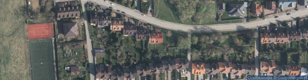 Zdjęcie satelitarne św. Barbary ul.