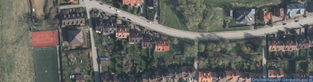 Zdjęcie satelitarne św. Barbary ul.