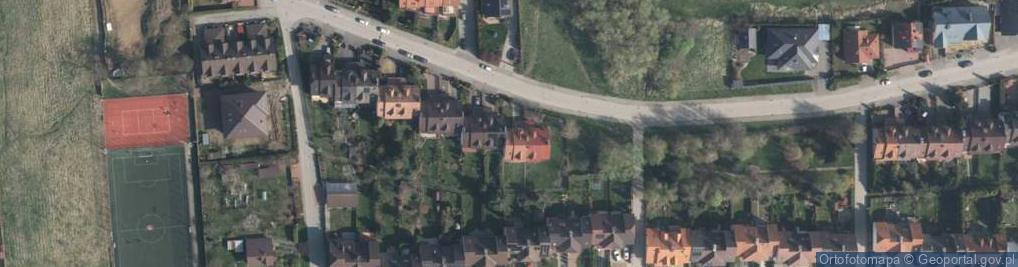 Zdjęcie satelitarne św. Barbary ul.