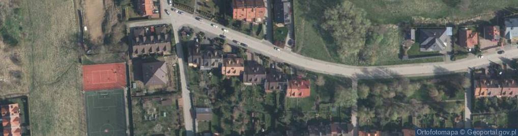 Zdjęcie satelitarne św. Barbary ul.