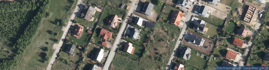 Zdjęcie satelitarne św. Huberta ul.