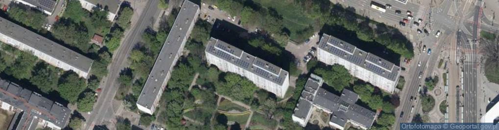 Zdjęcie satelitarne Swobodna ul.