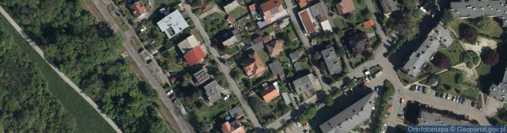 Zdjęcie satelitarne św. Huberta ul.