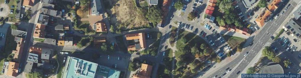 Zdjęcie satelitarne Świętojańska ul.