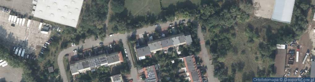 Zdjęcie satelitarne Szmaragdowa ul.