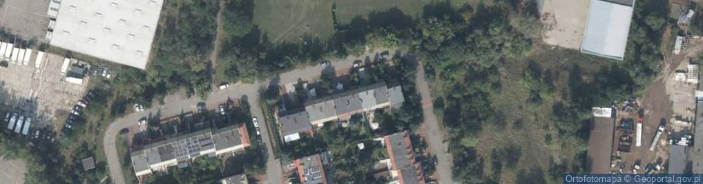 Zdjęcie satelitarne Szmaragdowa ul.