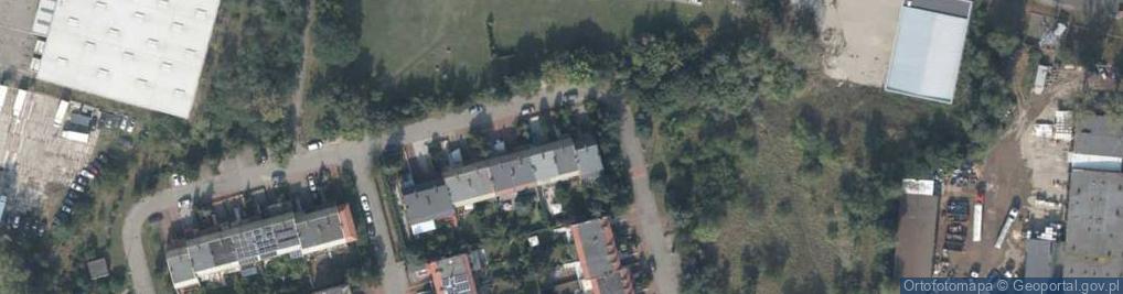 Zdjęcie satelitarne Szmaragdowa ul.