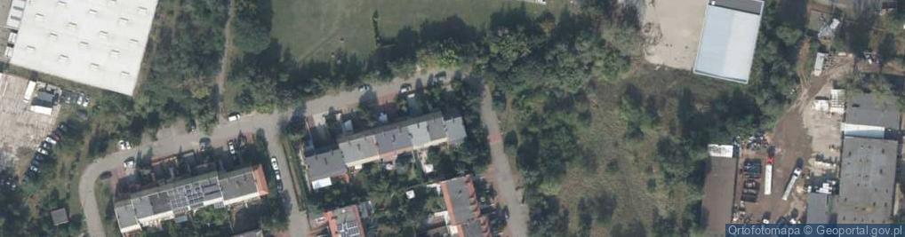 Zdjęcie satelitarne Szmaragdowa ul.