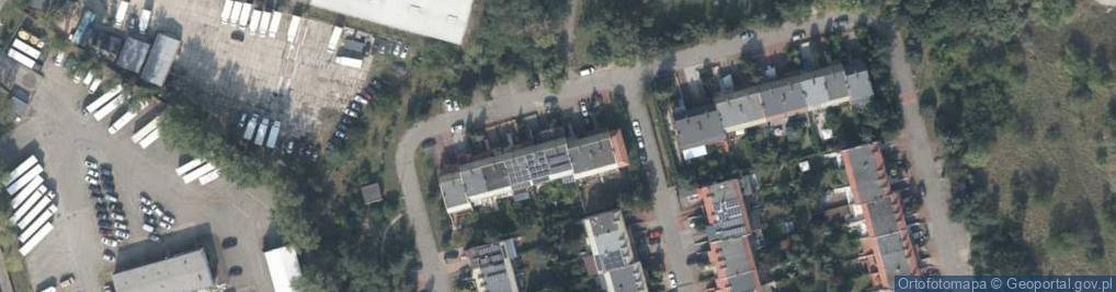 Zdjęcie satelitarne Szmaragdowa ul.