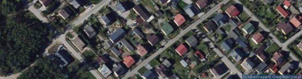 Zdjęcie satelitarne Szklana ul.