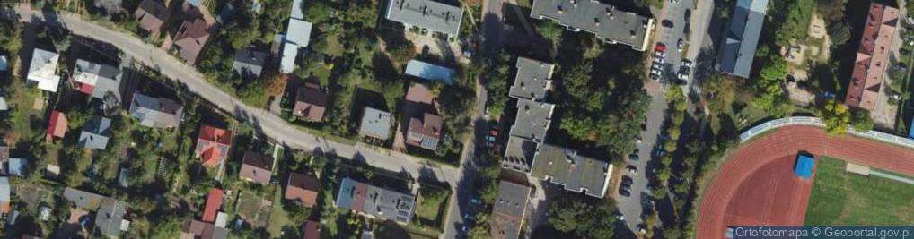 Zdjęcie satelitarne Szarych Szeregów ul.