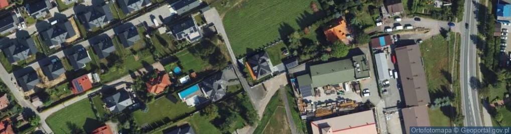 Zdjęcie satelitarne Szczęśliwa ul.