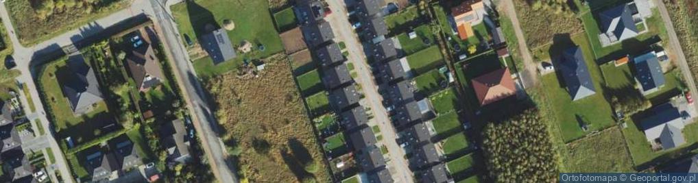 Zdjęcie satelitarne Szmaragdowa ul.