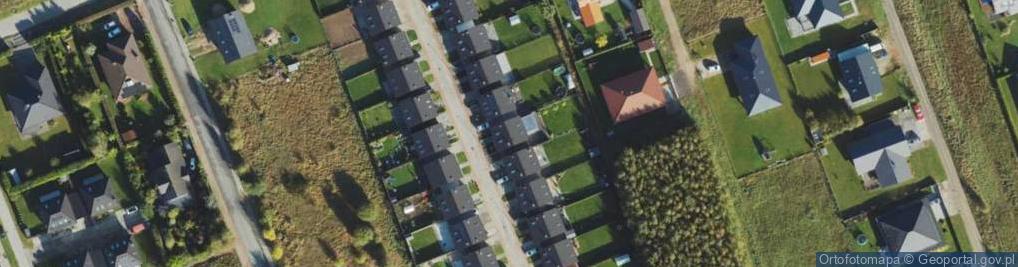 Zdjęcie satelitarne Szmaragdowa ul.