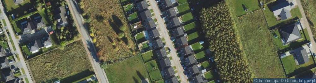 Zdjęcie satelitarne Szmaragdowa ul.
