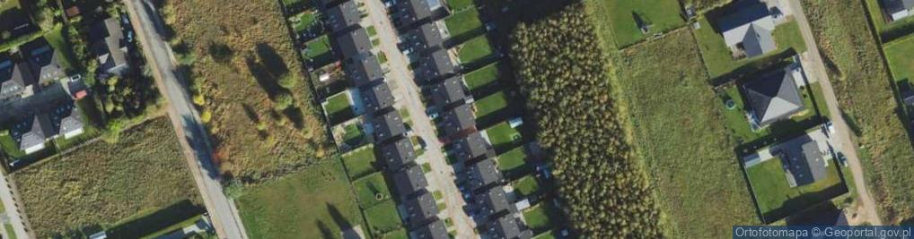 Zdjęcie satelitarne Szmaragdowa ul.
