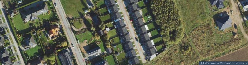 Zdjęcie satelitarne Szmaragdowa ul.