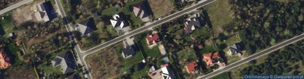 Zdjęcie satelitarne Szmaragdowa ul.
