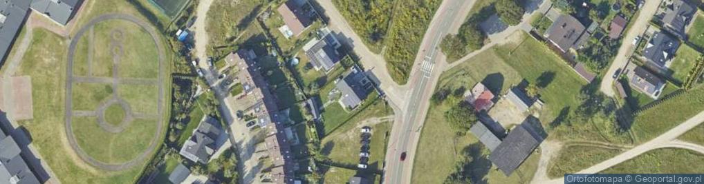Zdjęcie satelitarne Szczęśliwa ul.