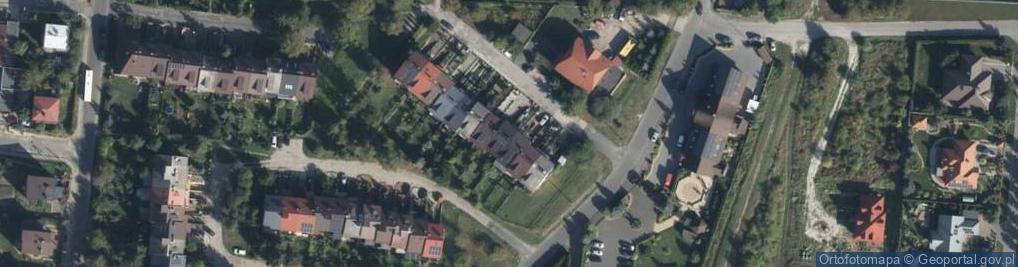 Zdjęcie satelitarne Szczęśliwa ul.
