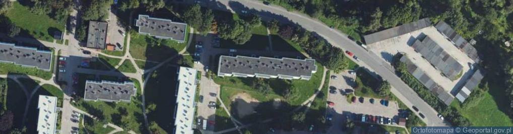 Zdjęcie satelitarne Szarych Szeregów ul.