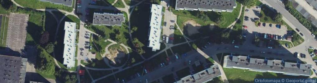 Zdjęcie satelitarne Szarych Szeregów ul.