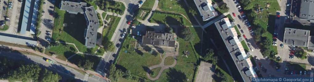 Zdjęcie satelitarne Szarych Szeregów ul.