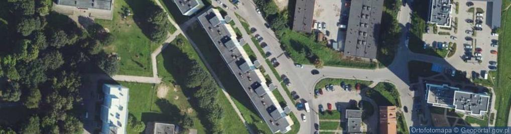 Zdjęcie satelitarne Szarych Szeregów ul.