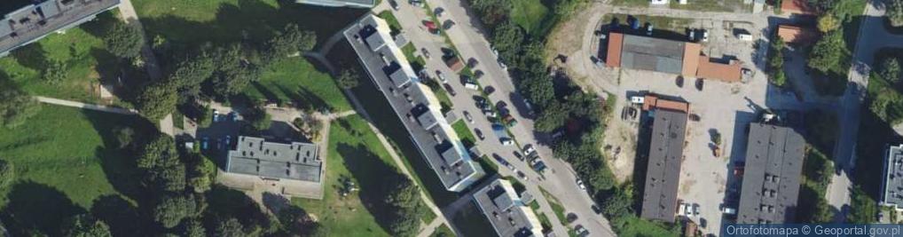 Zdjęcie satelitarne Szarych Szeregów ul.