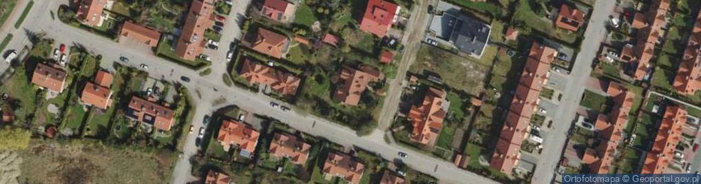 Zdjęcie satelitarne Szermiercza ul.