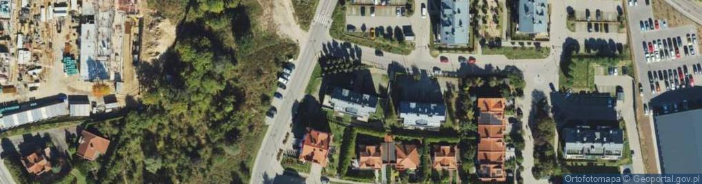 Zdjęcie satelitarne Szmaragdowa ul.